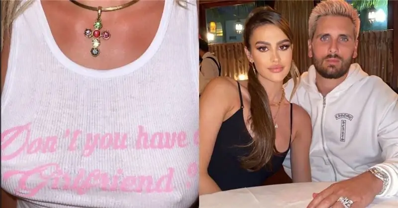 Camiseta Amelia Hamlin Scott Disick Instagram