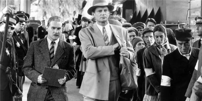 La scena della lista di Schindler