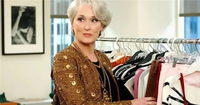 Meryl Streep as Miranda Priestly in The Devil Wears Prada