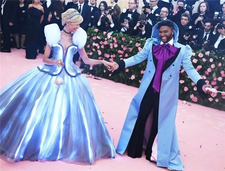 Zendaya y Law Roach en la Met Gala